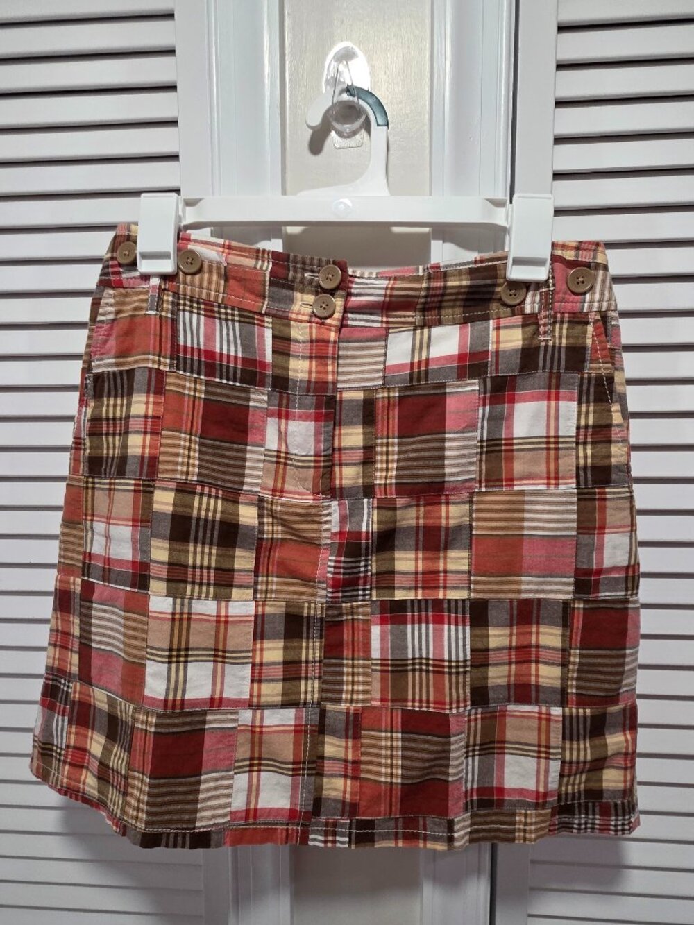 Loft A-Line ,square patchwork skirt mini Size 6